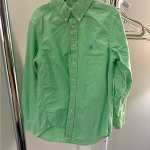Ralph Lauren Lime Green Long Sleeve Shirt